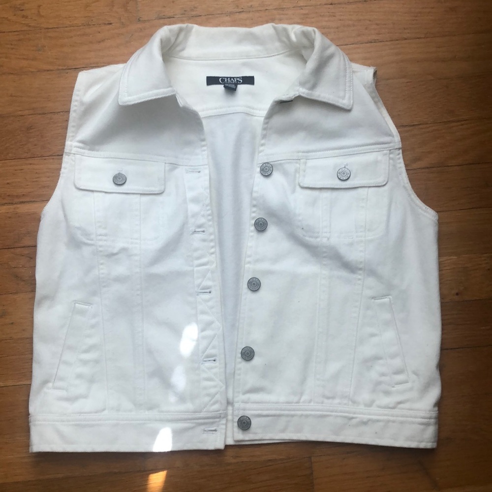Chaps Denim Vest